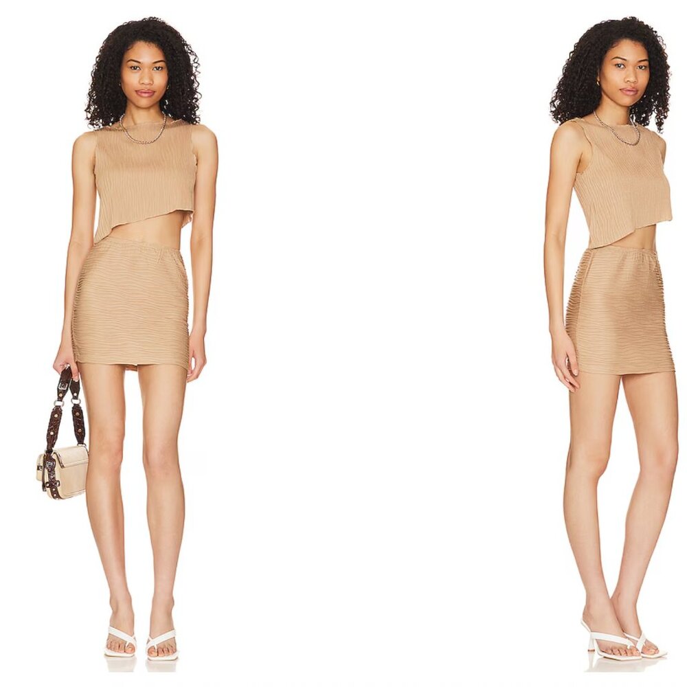 Revolve Superdown Eleanor Skirt Set - Nude